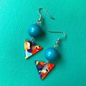 NWT Midnight and Rainbow EARRINGS
